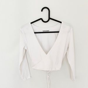 American Apparel Spandex Wrap Top